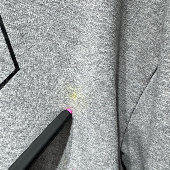 PATAGONIA Gray Hoodie with Multicolor Mountain Badge - Picture 5 of 9